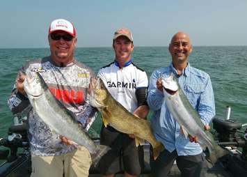 FISH TV personalities (left to right) Ron James, Jeff Chisholm and Leo Stakos. Submitted photo.