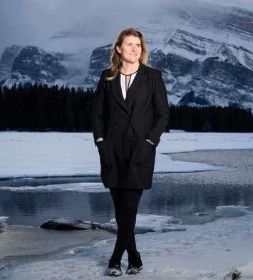 Hayley Wickenheiser, Photo by Dave Holland. Photo courtesy of Bluewater Health Foundation. 