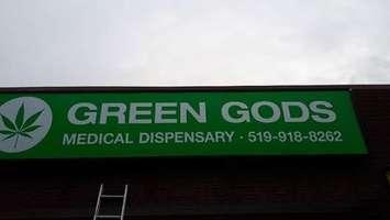 Sarnia Police shut down Green Gods Medical Dispensary. January, 2019 Photo courtesy of Sarnia Police.