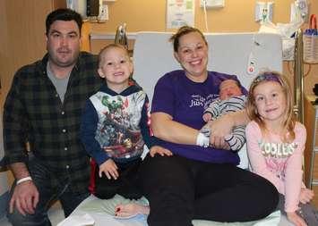 Tom, Rebecca Norris and family (Photo courtesy of Bluewater Health Foundation)