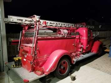 Point Edward 1939 Ford Bickle Fire Truck. Photo courtesy of the Village of Point Edward via facebook.