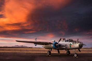 B-25 Bomber Maid In The Shade (Photo courtesy of AZCAF)