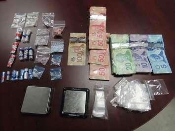 Items seized by Sarnia police during a drug bust July 8, 2020 Photo courtesy of Sarnia police.