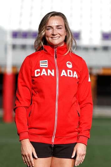 Sarnia rugby player Julia Greenshields (Photo courtesy of Kevin Light)