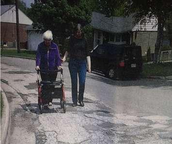 Condition of Denmark St. Causes Safety Concerns (Photo Courtesy of City of Sarnia)