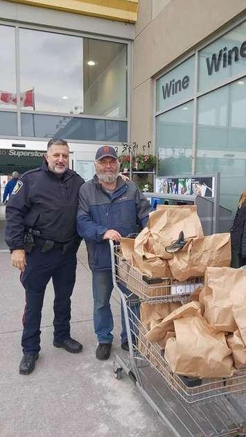 2022 Cops for Cans. (Photo courtesy of Sarnia Poice Service)