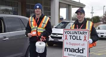 MADD voluntary tolls - Nov 17/18 (Photo courtesy of MADD)