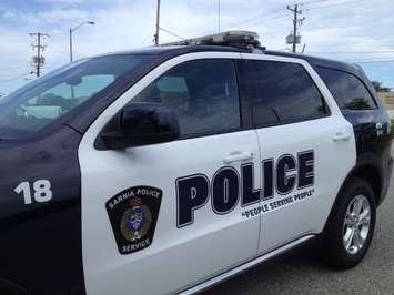 Sarnia Police Dodge SUV (BlackburnNews.com file photo)