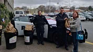 Cops For Cans  2016. Photo submitted by Sarnia Police Service via twitter.