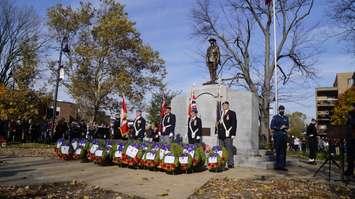 Remembrance Day in Sarnia.  November 11, 2021.  (SarniaNewsToday.ca photo)