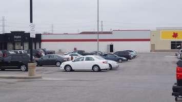 The former Zellers Plaza on London Rd. in Sarnia. (BlackburnNews.com File Photo by Briana Carnegie)
