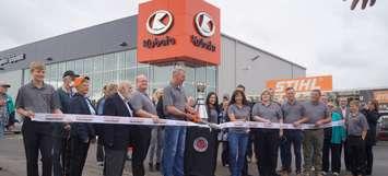Southpoint Equipment's ribbon cutting ceremony at their new Wyoming Kubota dealership. October 4, 2019. (BlackburnNews photo by Colin Gowdy)
