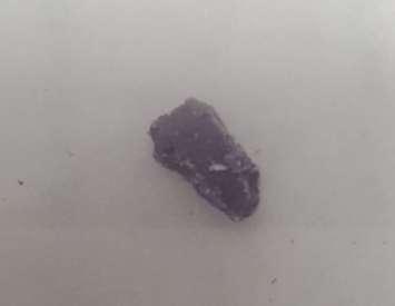 File photo of suspected purple fentanyl. Picture  supplied by London police. 