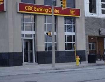 CIBC Banking Centre at Front St. and Lochiel St. BlackburnNews.com file photo.