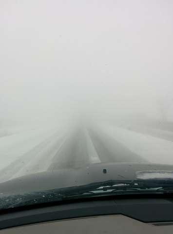 File photo of Hwy. 402 in the Strathroy area.(Photo submitted by Blake using the Blackburn Radio App)