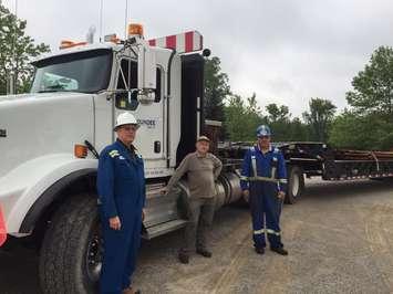 Dundee Energy Delivers Pipe To Petrolia Discovery (Submitted Photo)