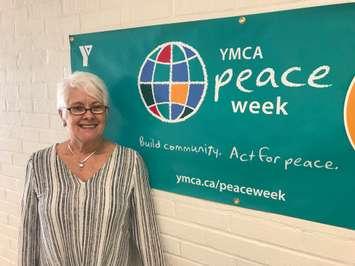 Henny Drope, recipient of the YMCA's Sarnia and area Peace Award. November 20, 2019 Photo by Melanie Irwin