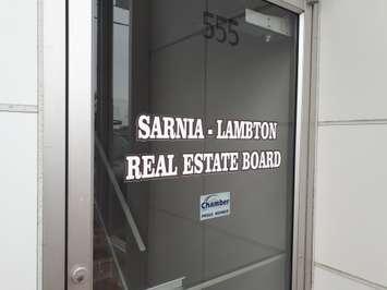 Sarnia Lambton Real Estate Board office of Exmouth Street. (BlackburnNews photo)