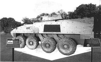 A Light Armoured Vehicle (Photo From First Hussars)