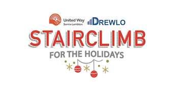 Stairclimb for the Holidays Logo. Photo courtesy of United Way Sarnia-Lambton.