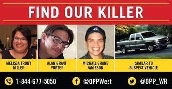 "Find our killer" poster released by OPP.